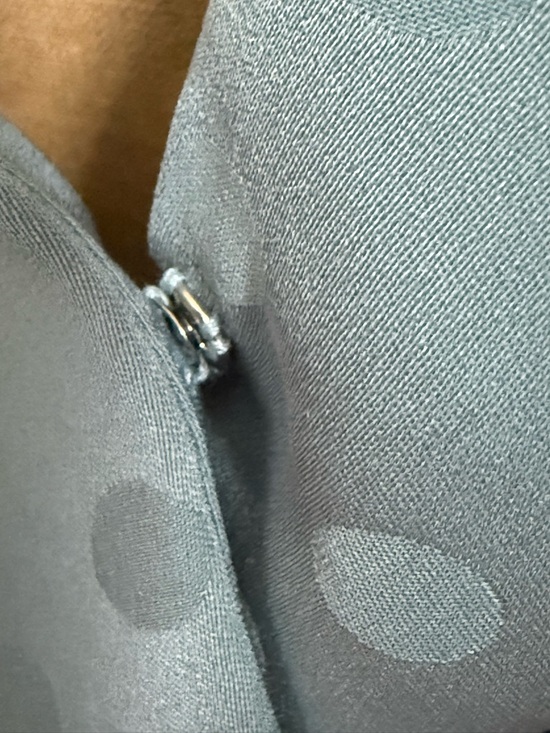 Favorite Daughter Dusty Blue Maxi Dress with Neck Scarf - Picture 7 of 12